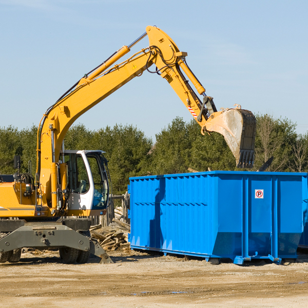 what kind of customer support is available for residential dumpster rentals in Crystal Lawns